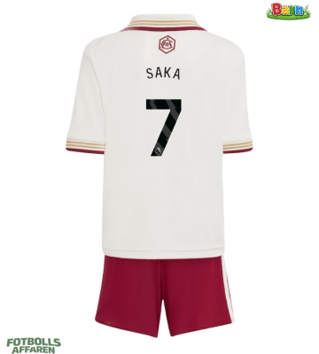 Arsenal Bukayo Saka #7 Tredjeställ Barn 2025-26 Kortärmad (+ Korta byxor)
